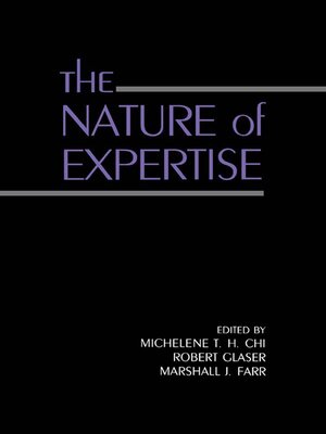 cover image of The Nature of Expertise